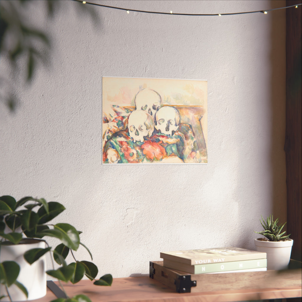 Paul Cezanne - The Three Skulls | Fine Art Poster