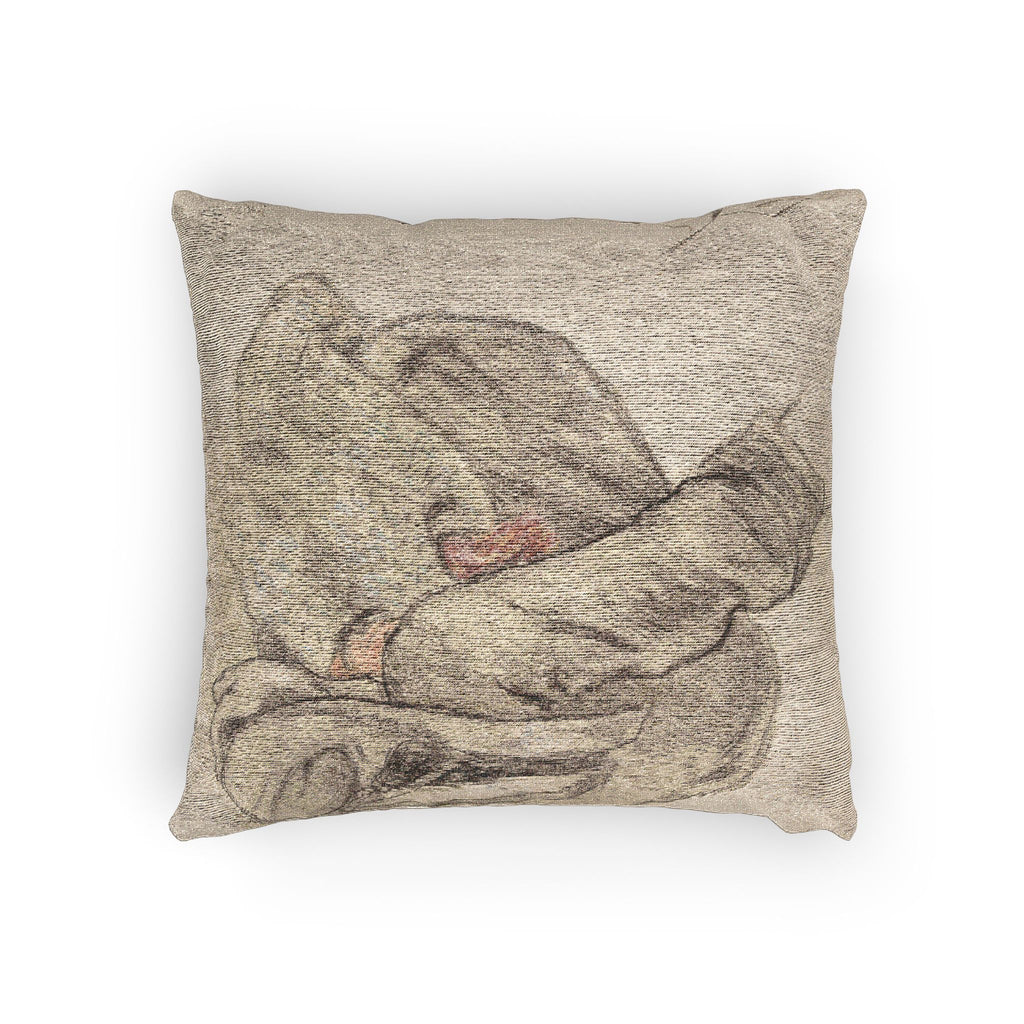 Paul Gauguin - Seated Breton Woman | Woven Pillow