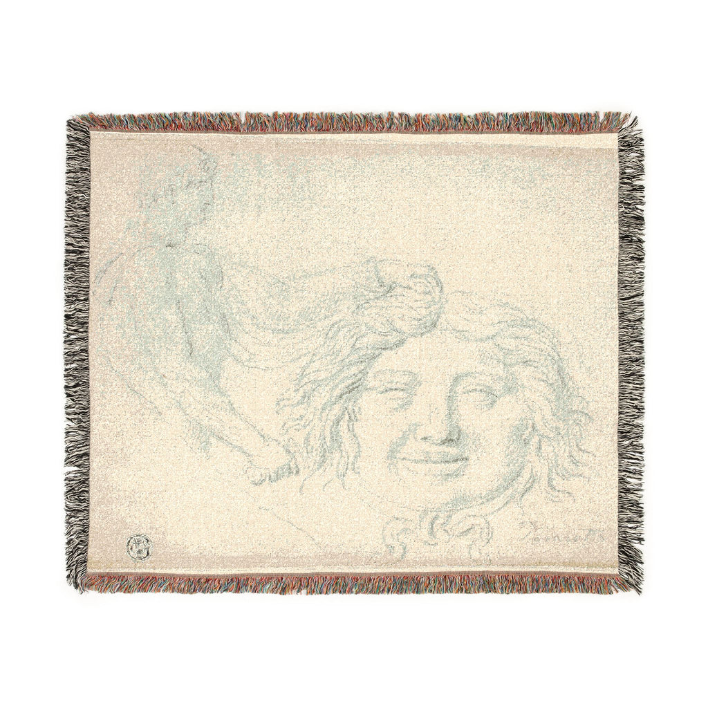 Style of Jacques Louis David - Perseus and the Gorgon's Head | Woven Tapestry Blanket