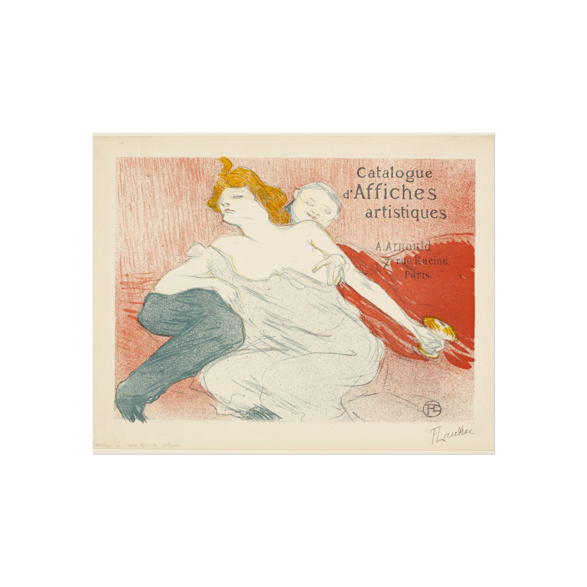 Debauchery Henri de Toulouse-Lautrec Fine Art Poster