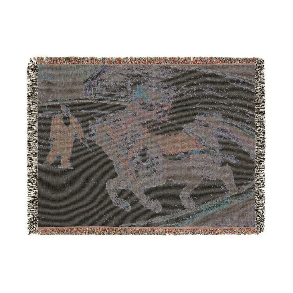 Henri de Toulouse-Lautrec - At the Circus Work in the Ring | Woven Tapestry Blanket