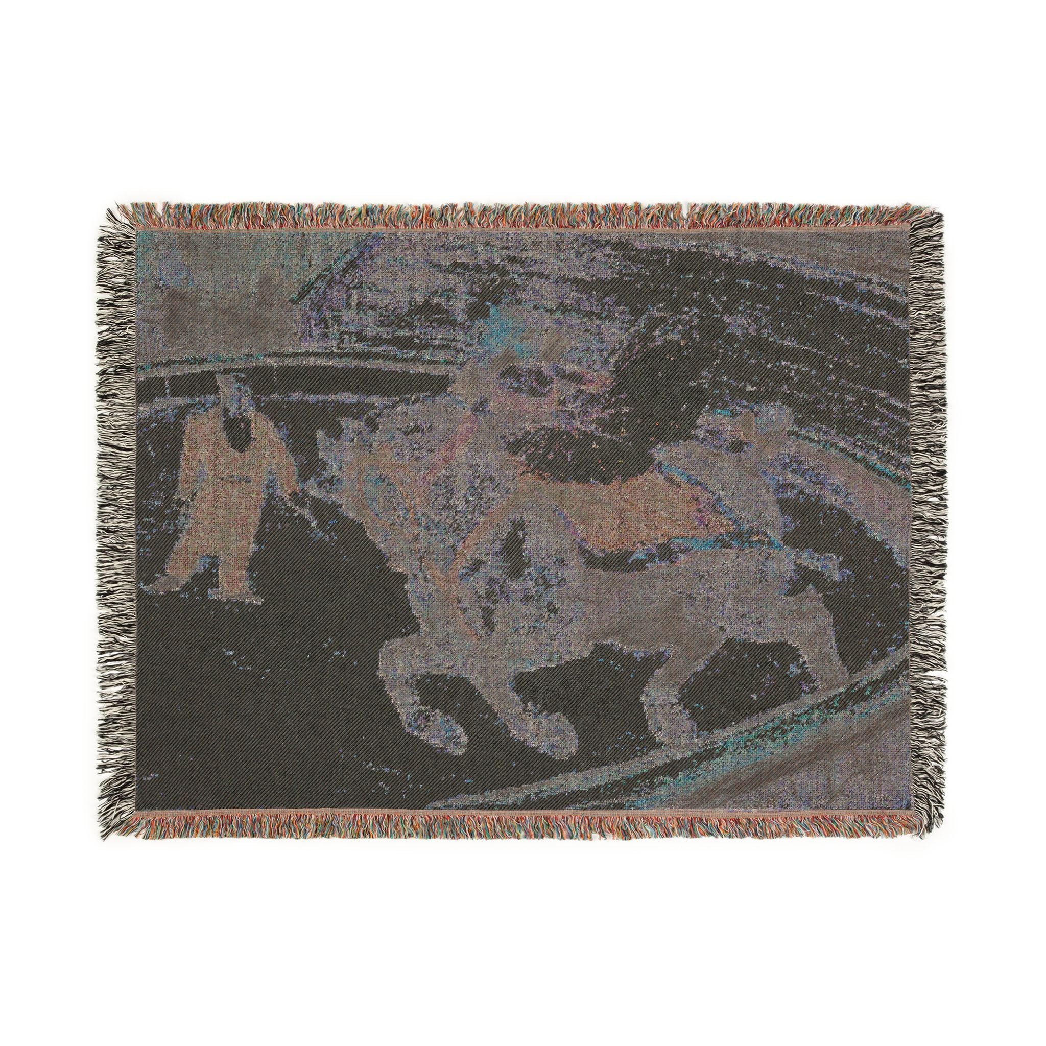 Henri de Toulouse-Lautrec - At the Circus Work in the Ring | Woven Tapestry Blanket