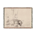 Rembrandt van Rijn - The Hog | Woven Tapestry Blanket