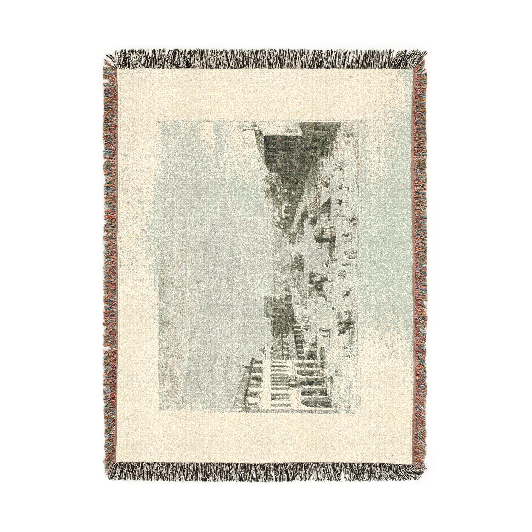 Canaletto - Mestre, from Vedute | Woven Tapestry Blanket