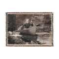 Winslow Homer - Netting the Fish | Woven Tapestry Blanket