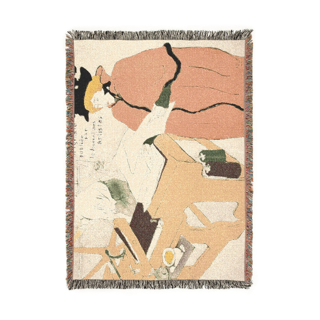Henri de Toulouse-Lautrec - Cover for the first album of L'Estampe originale | Woven Tapestry Blanket