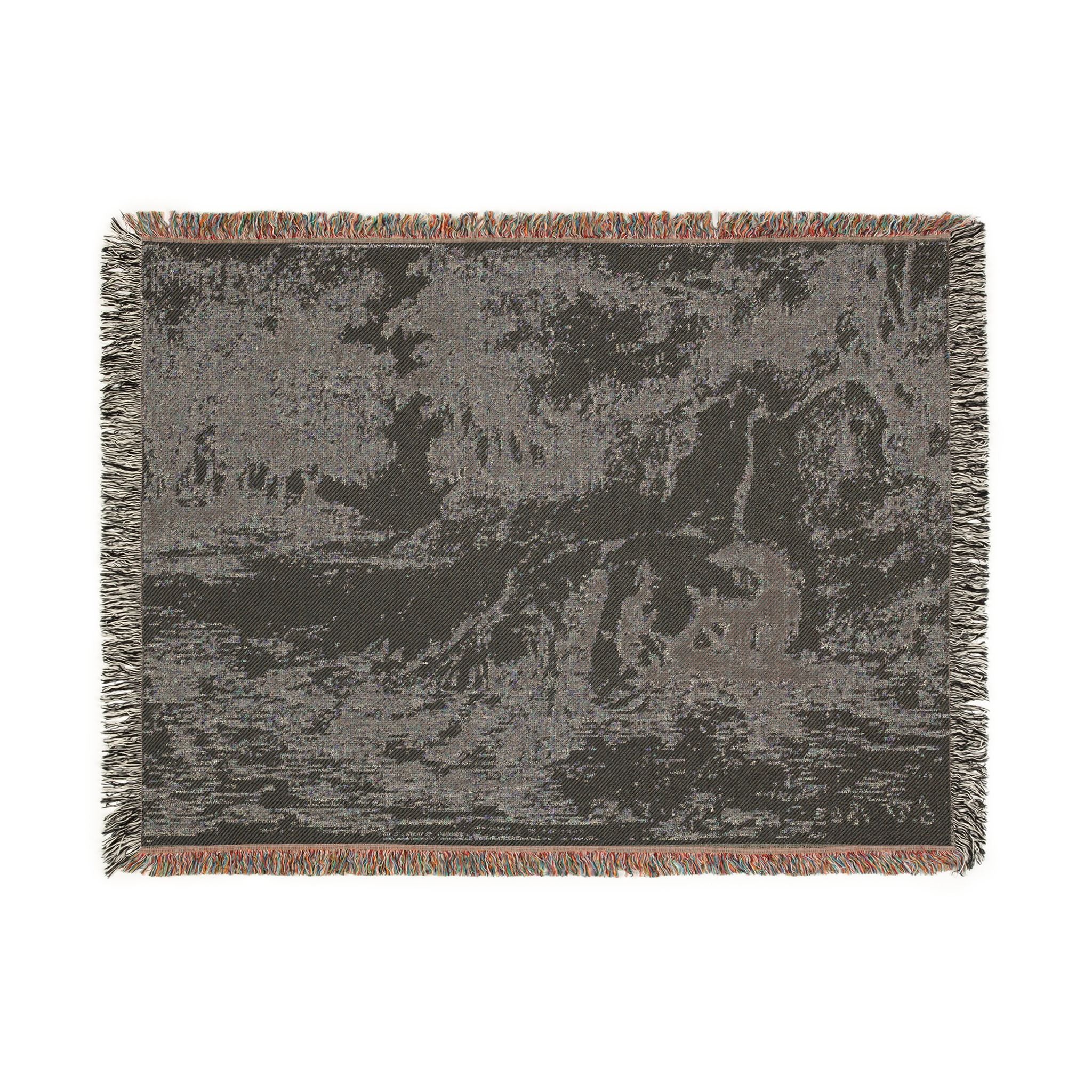 Eugène Delacroix - Ophelia's Death | Woven Tapestry Blanket