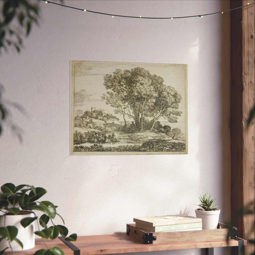 Claude Lorrain - The Goatherd | Fine Art Poster