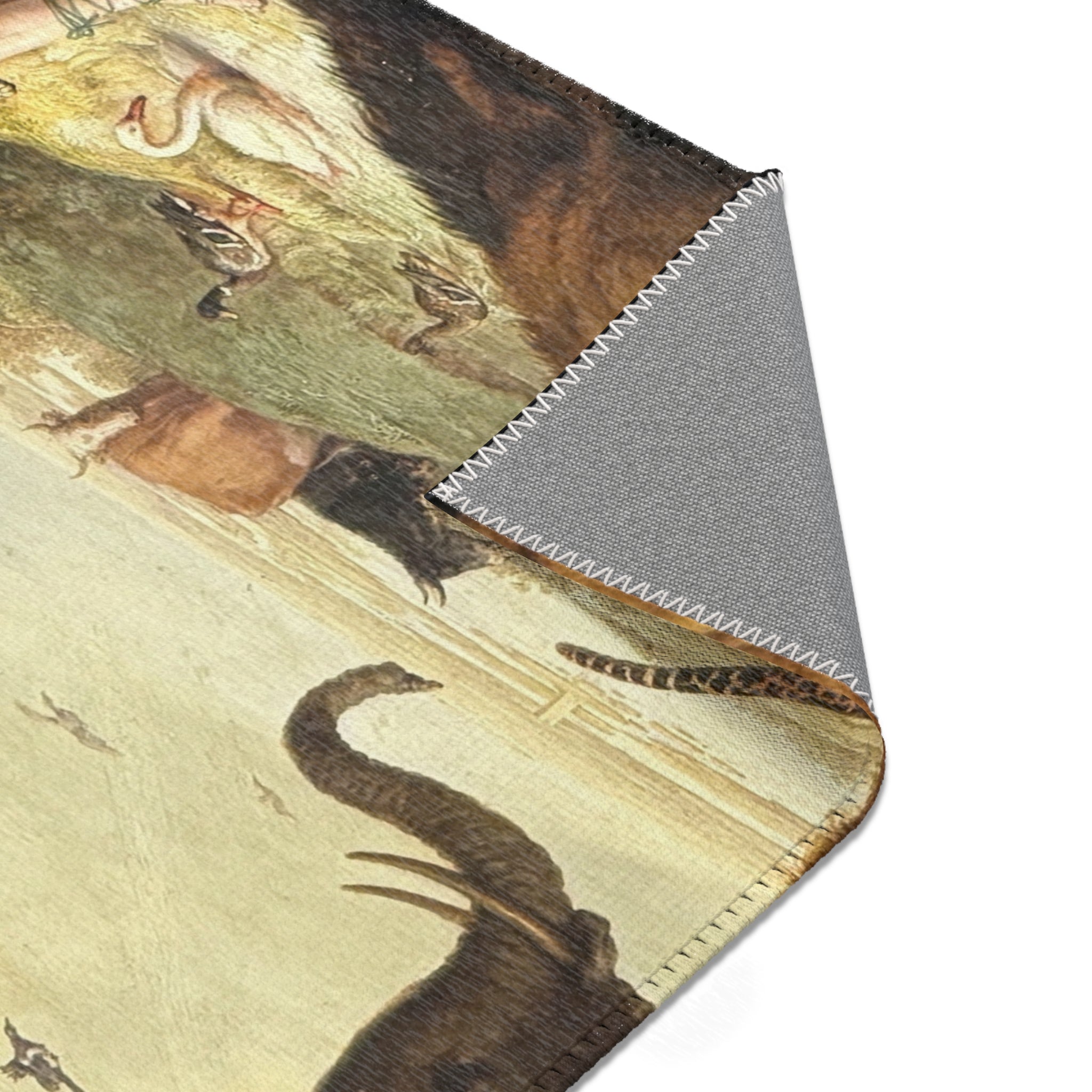 Dessau, Anhaltische Gemäldegalerie, Aelbert Jacobsz. Cuyp, Orpheus und die Tiere | Area Rug