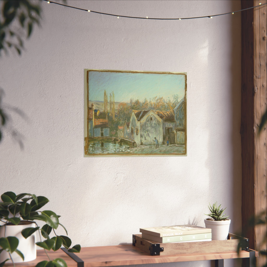 Alfred Sisley - A Corner of Moret-sur-Loing | Fine Art Poster