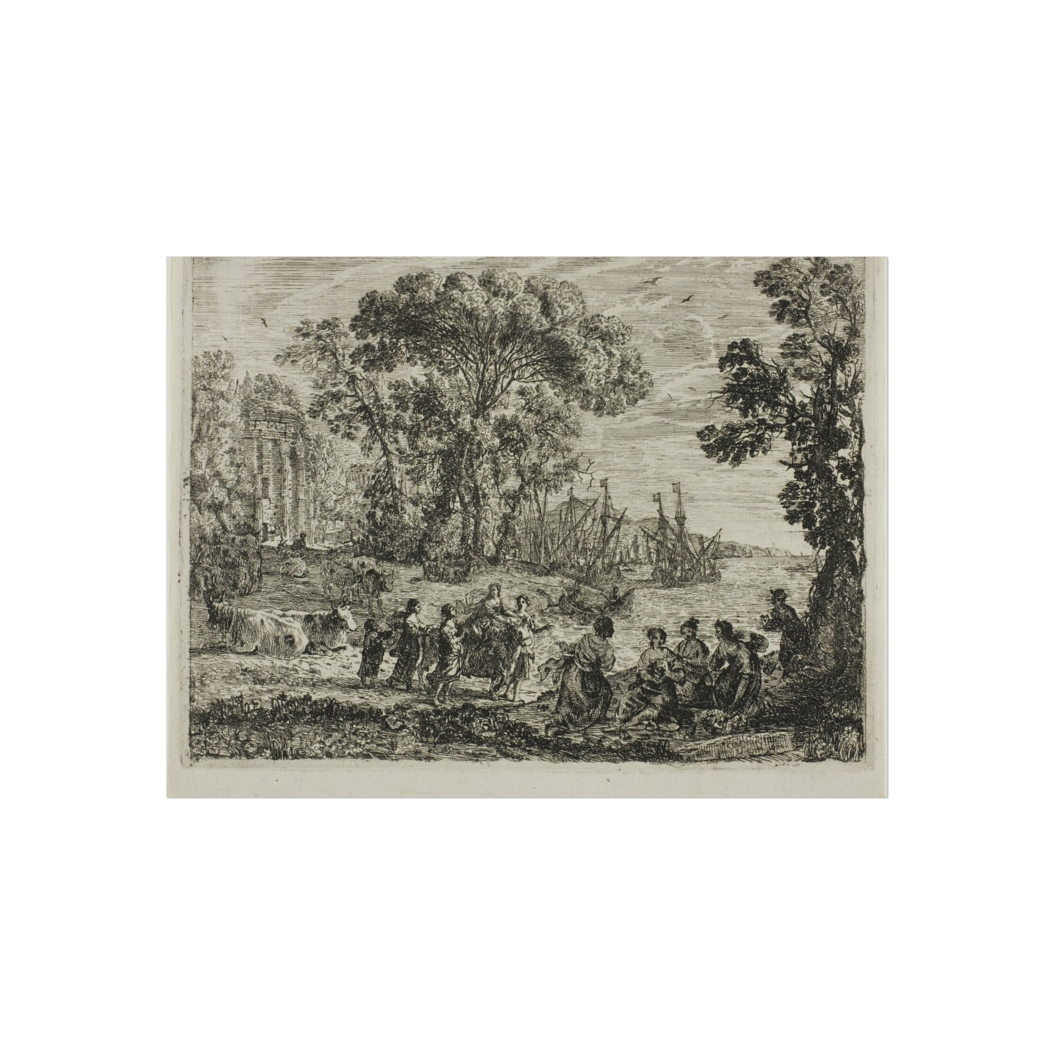Claude Lorrain - The Rape of Europa | Fine Art Poster