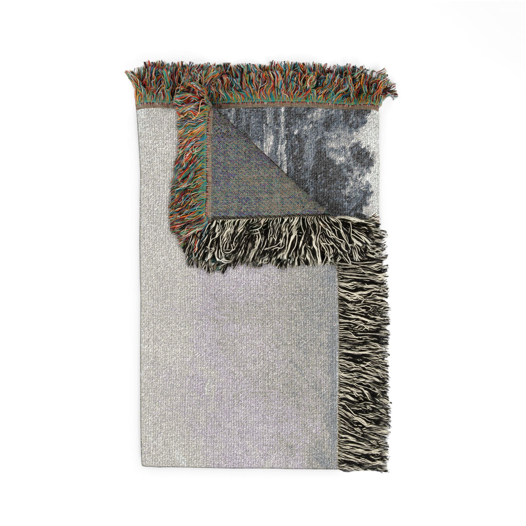 Charles François Daubigny - On the Bank of the Seine at Portejoie | Woven Tapestry Blanket