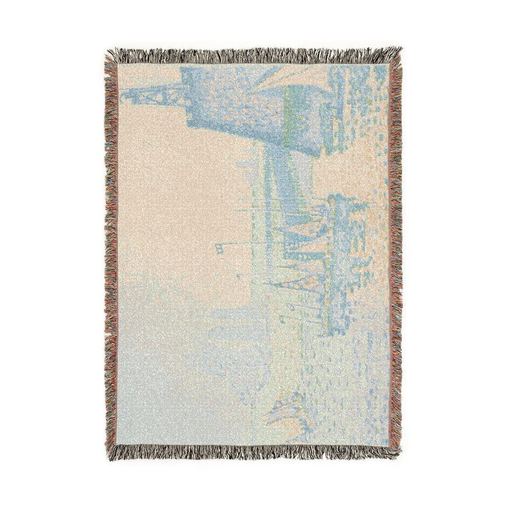 Paul Signac - Evening | Woven Tapestry Blanket
