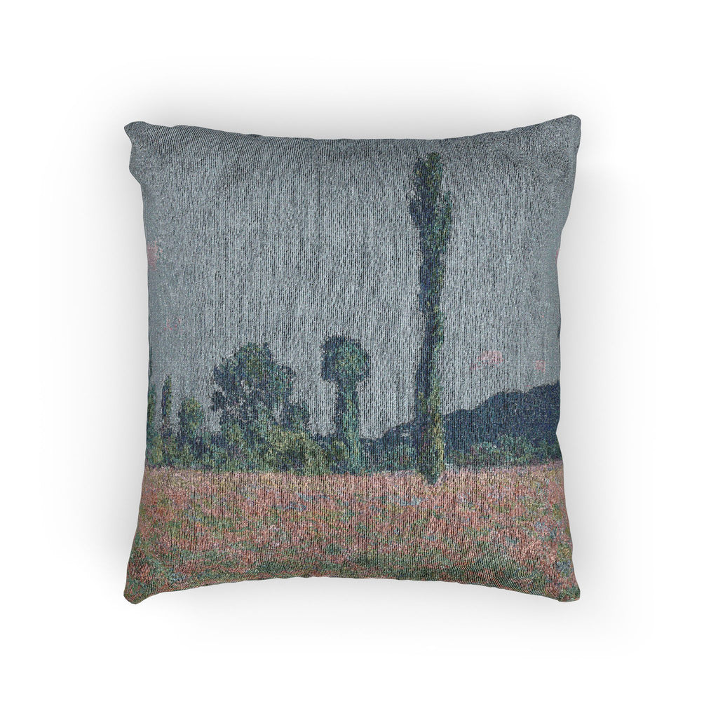Claude Monet - Poppy Field (Giverny) | Woven Pillow