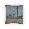 Claude Monet - Poppy Field (Giverny) | Woven Pillow