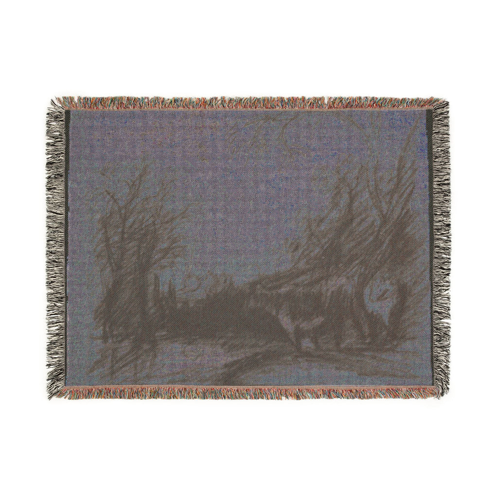 John Constable - Landscape with Cows | Woven Tapestry Blanket