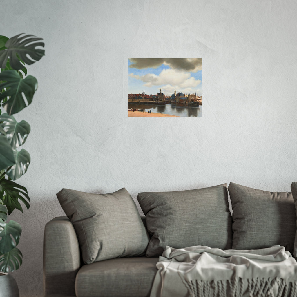 Johannes Vermeer - View of Delft - 92 - Mauritshuis | Fine Art Poster