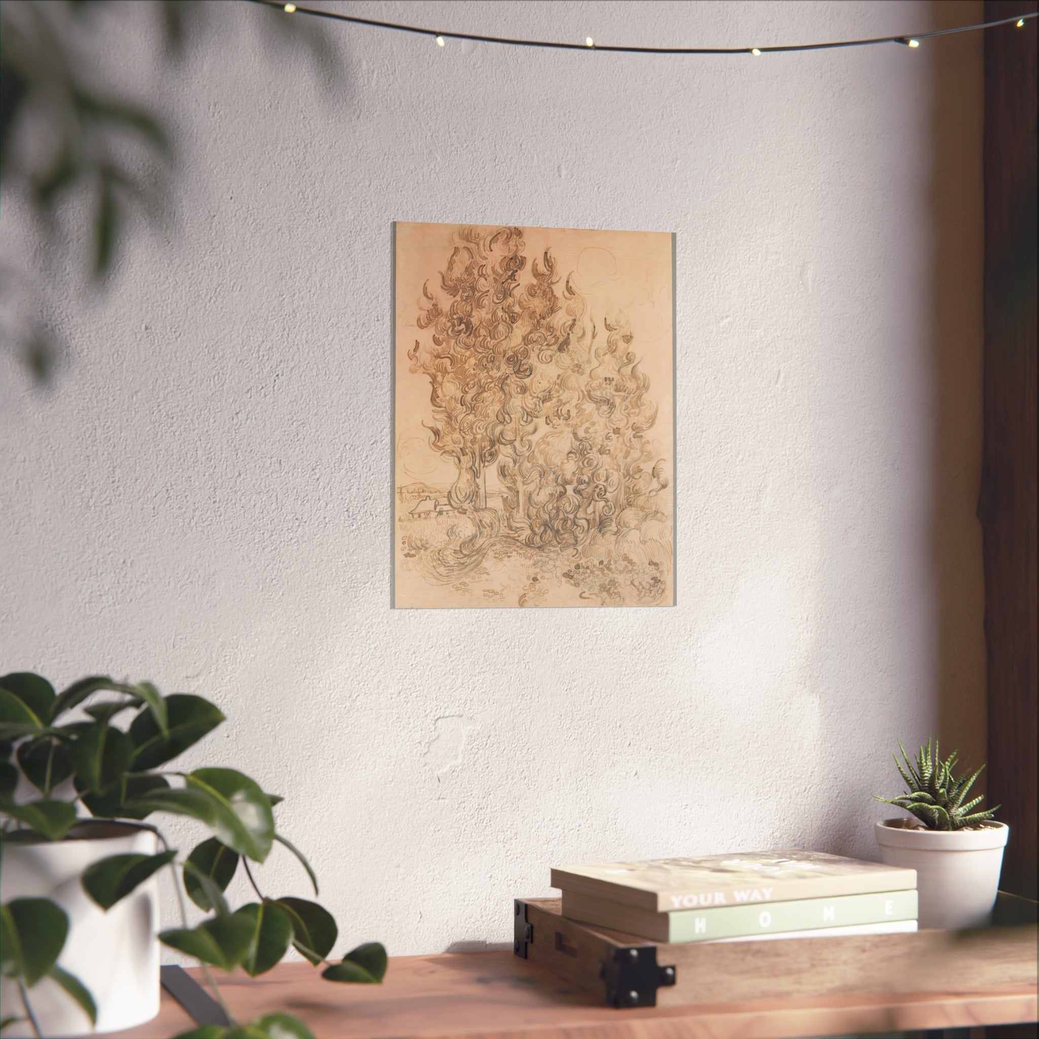 Vincent van Gogh - Cypresses | Fine Art Poster