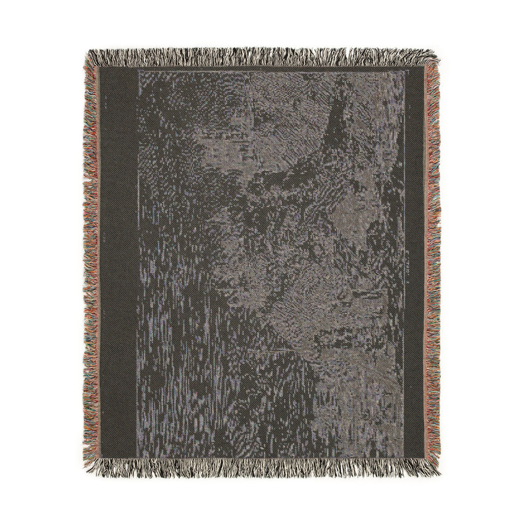 Canaletto - Landscape with the Pilgrim at Prayer, from Vedute | Woven Tapestry Blanket