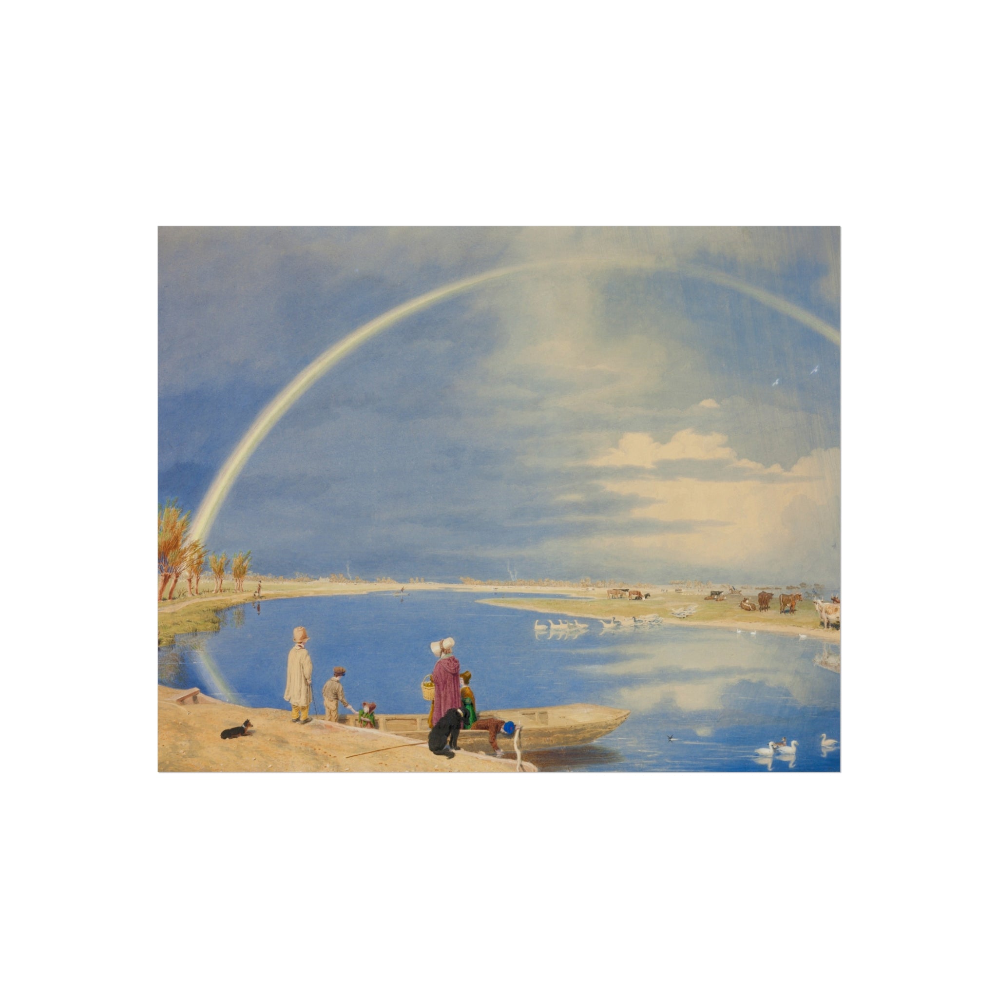An April Shower J. M. W. Turner Fine Art Poster