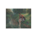 Camille Pissarro - Woman Bathing Her Feet in a Brook | Fine Art Poster