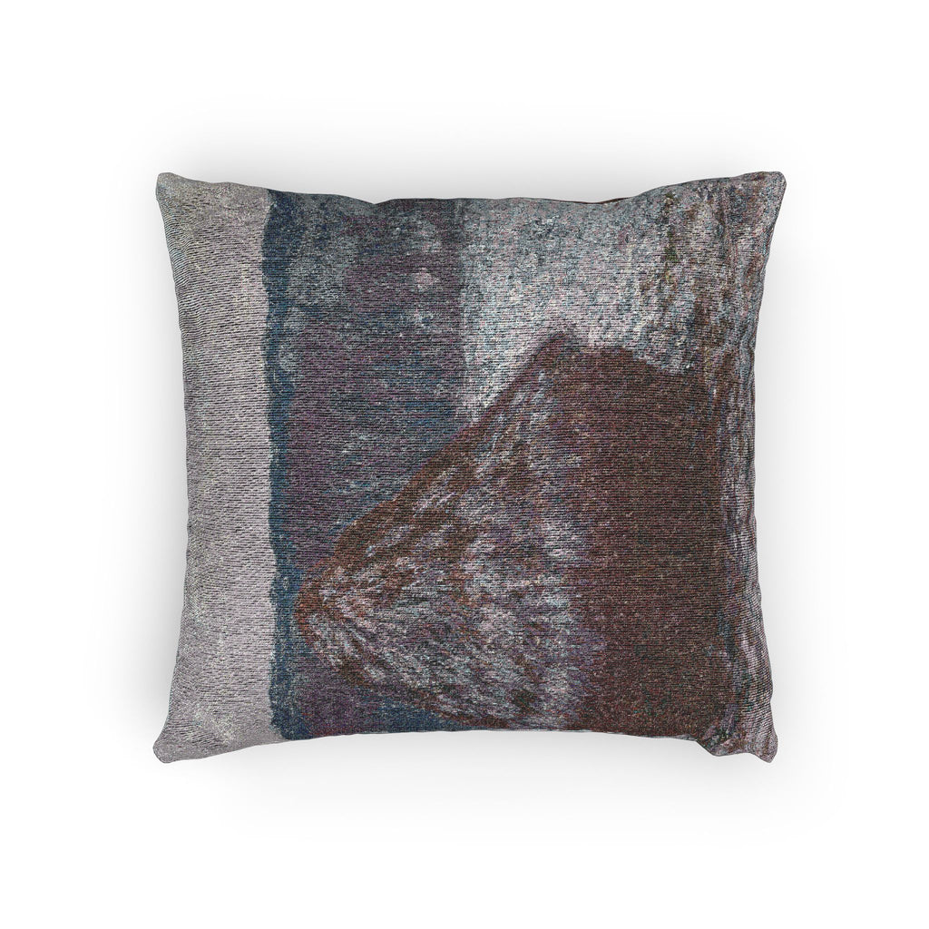 Claude Monet - Stack of Wheat | Woven Pillow