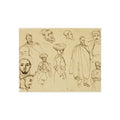 Eugène Delacroix - Sketches of Algerian Men | Fine Art Poster