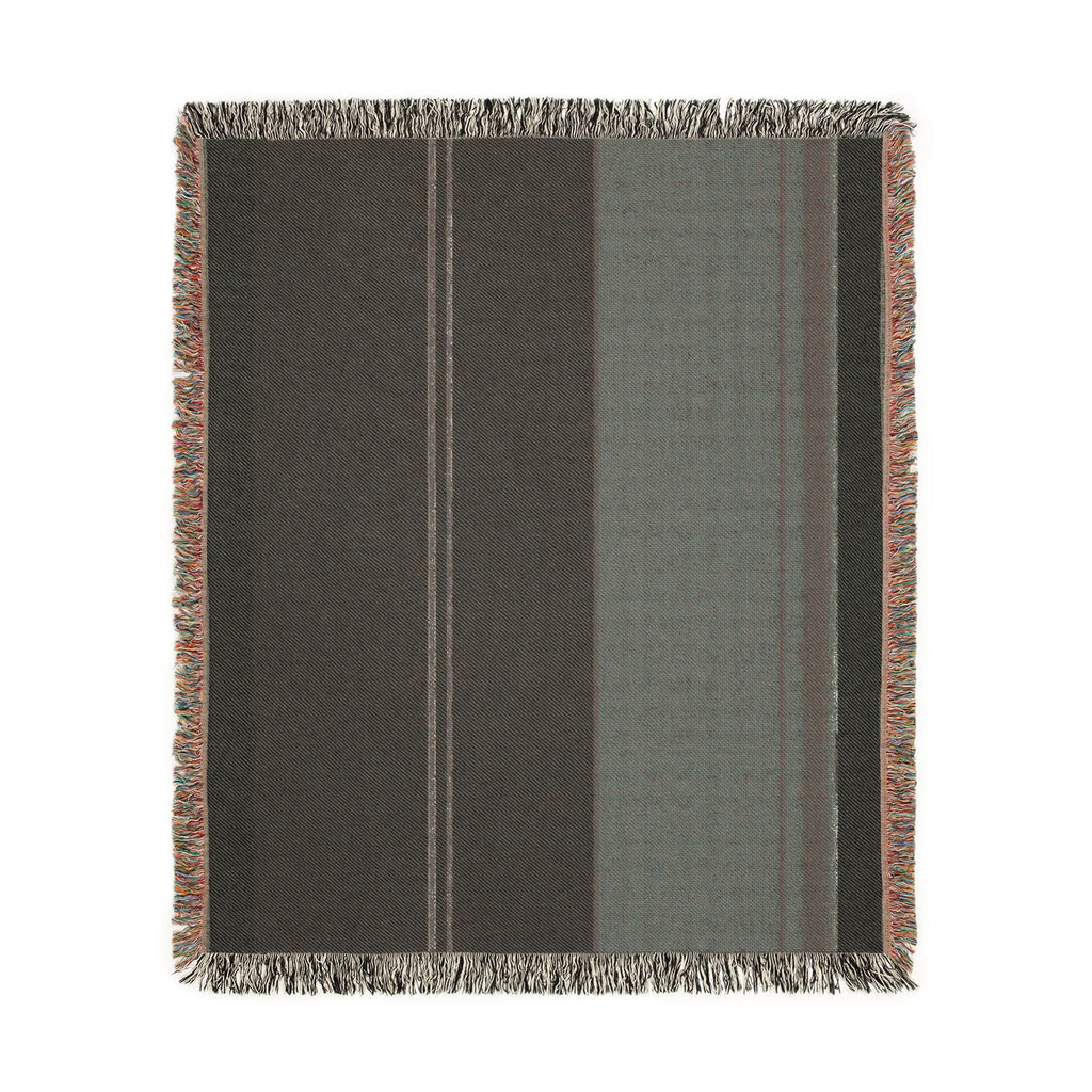 Orchard Throw — Stone · Fig · Slate