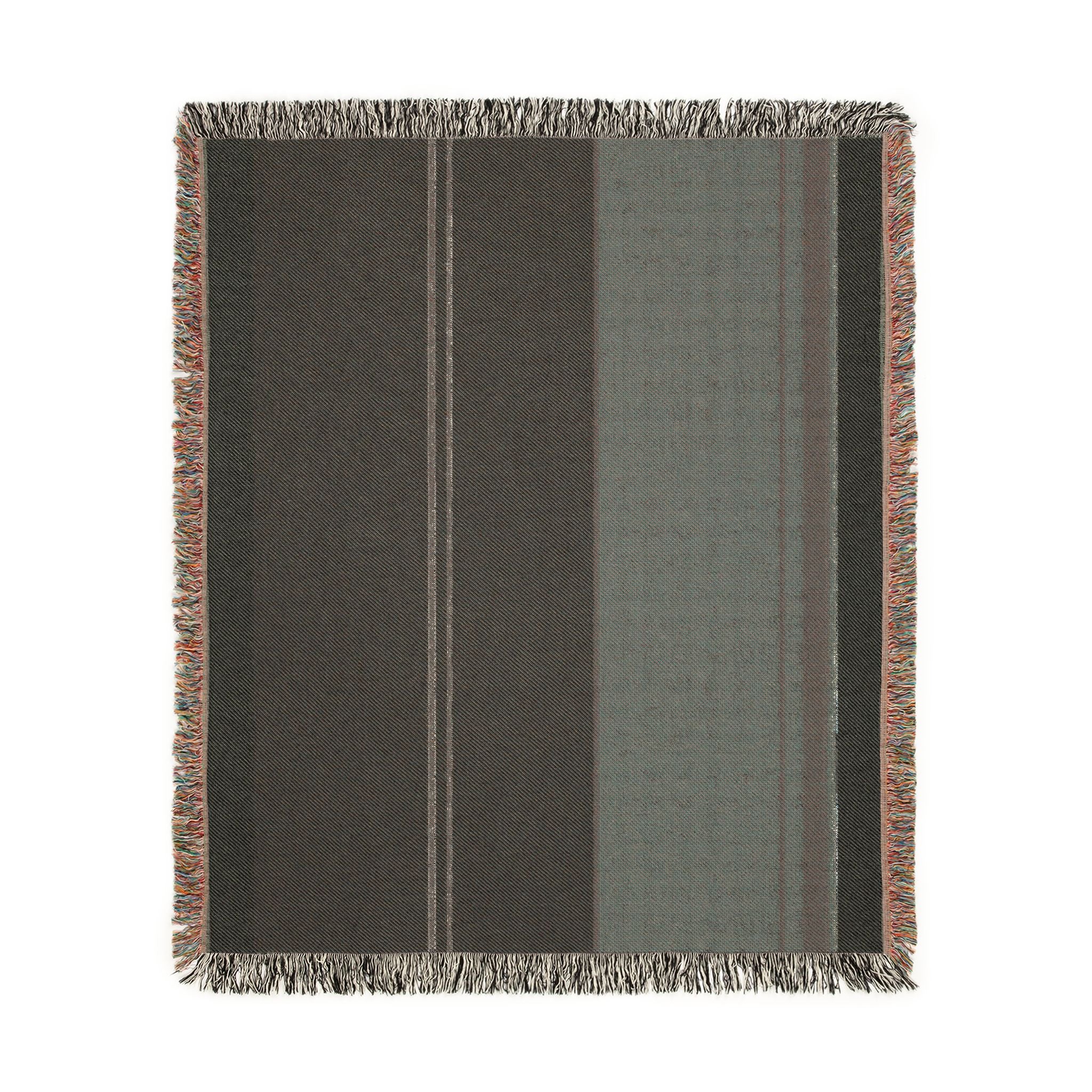 Orchard Throw — Stone · Fig · Slate