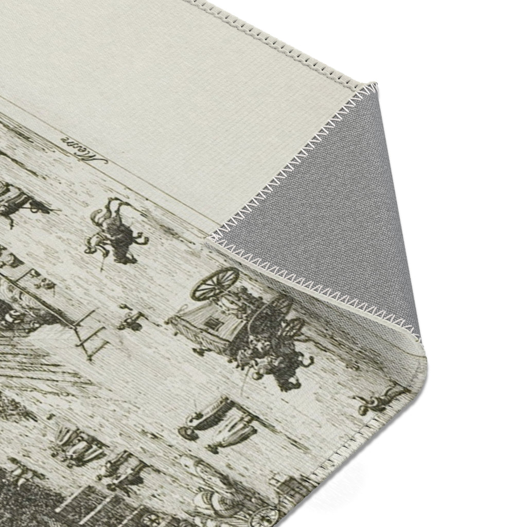 Canaletto - Mestre, from Vedute | Area Rug