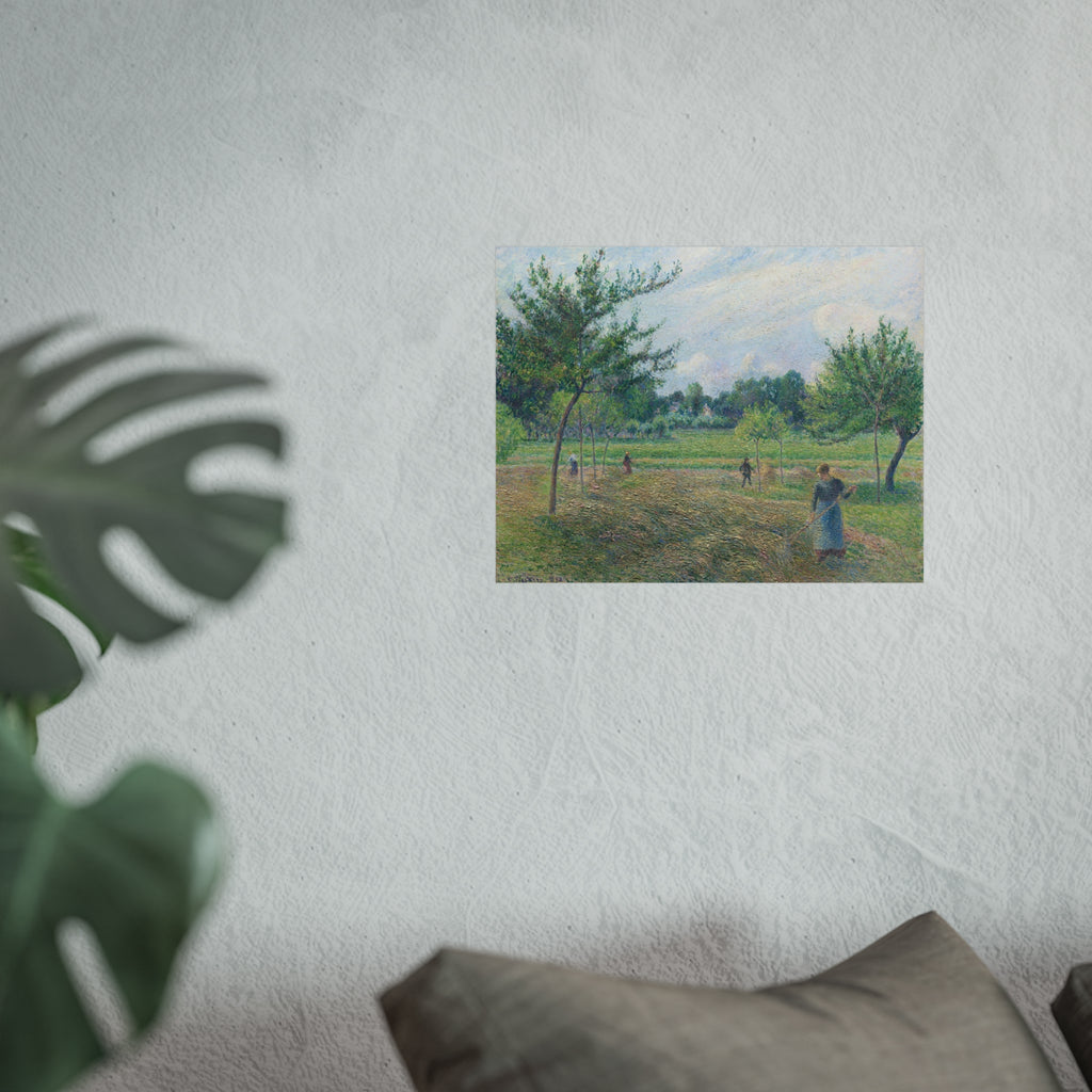 Camille Pissarro - Haymaking at Éragny | Fine Art Poster