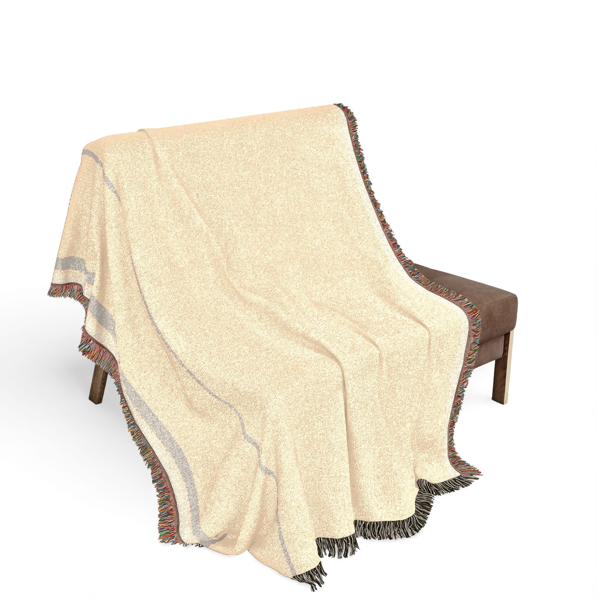 Quiet Throw — Sand · Oat · Stone