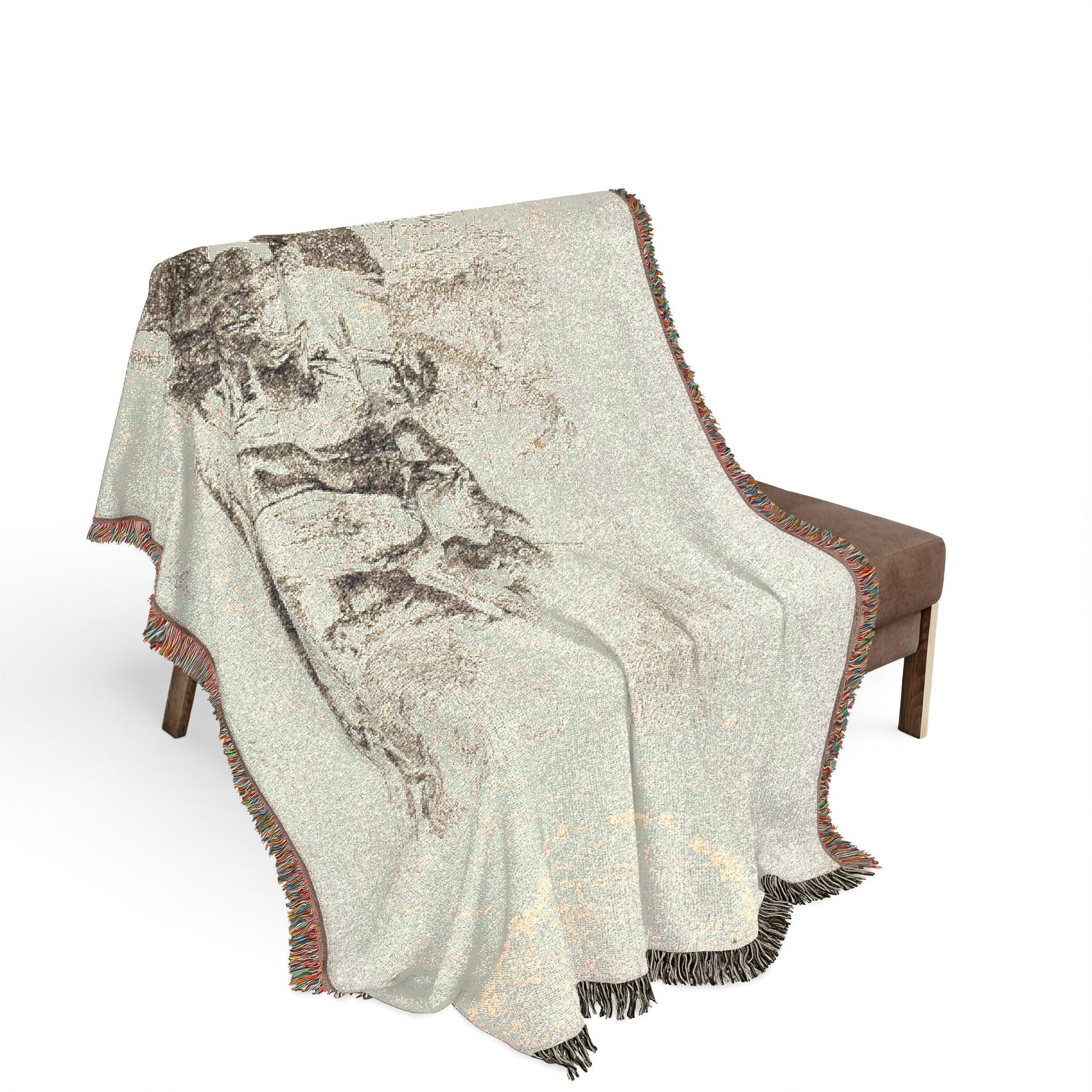 Giovanni Battista Tiepolo - The Astrologer and the Young Soldier, from Capricci | Woven Tapestry Blanket