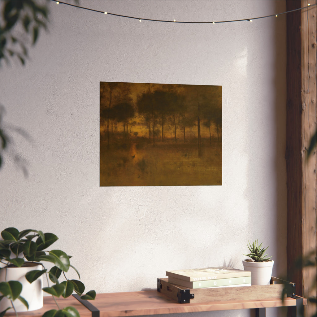 George Inness - The Home of the Heron | Fine Art Poster