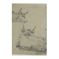 Aelbert Cuyp - Three Sketches of Cows | Area Rug