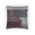 Claude Monet - Stack of Wheat | Woven Pillow