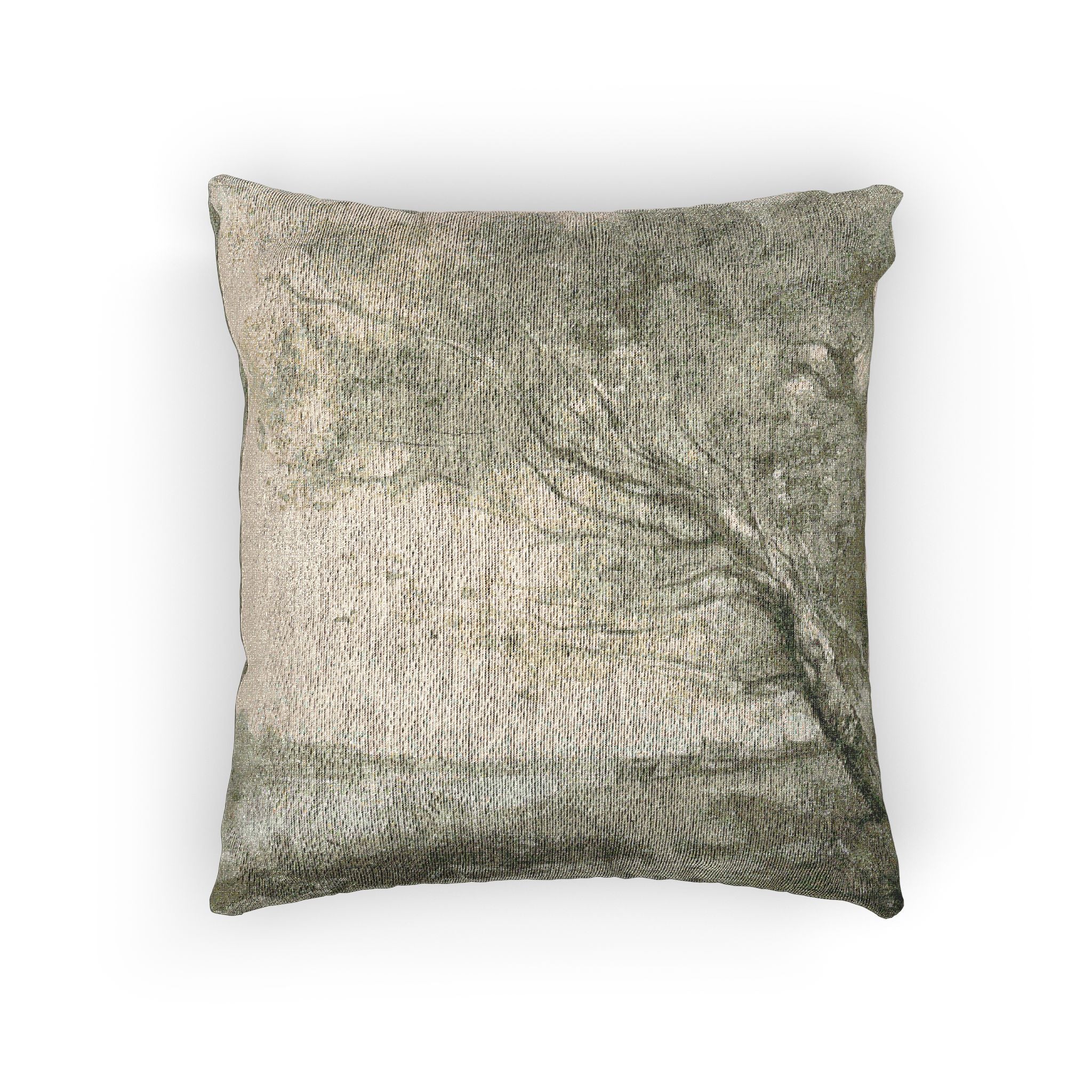 Jean Baptiste Camille Corot - Bent Tree by the Water | Woven Pillow