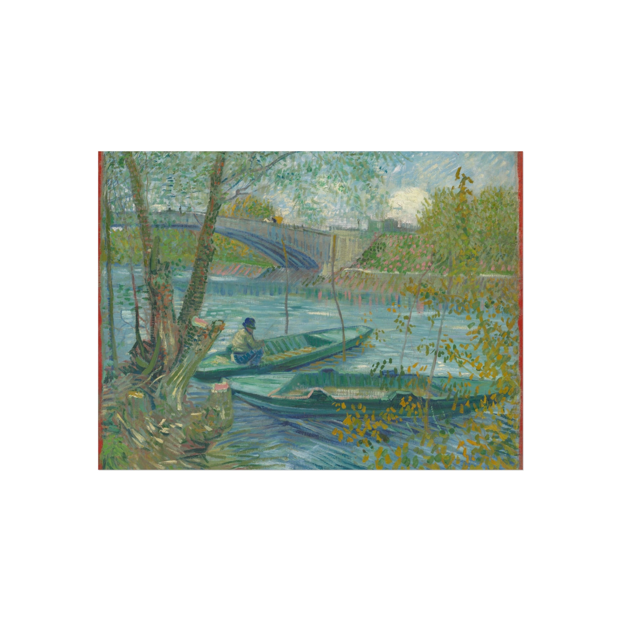 Vincent van Gogh - Fishing in Spring, the Pont de Clichy | Fine Art Poster