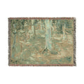 Berthe Morisot - Forêt de Compiègne | Woven Tapestry Blanket