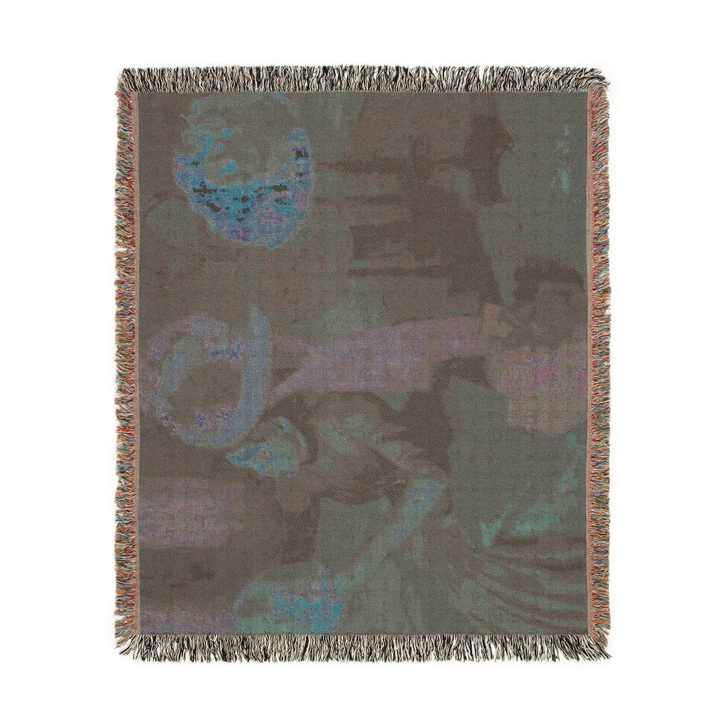 Hilaire Germain Edgar Degas - The Millinery Shop | Woven Tapestry Blanket