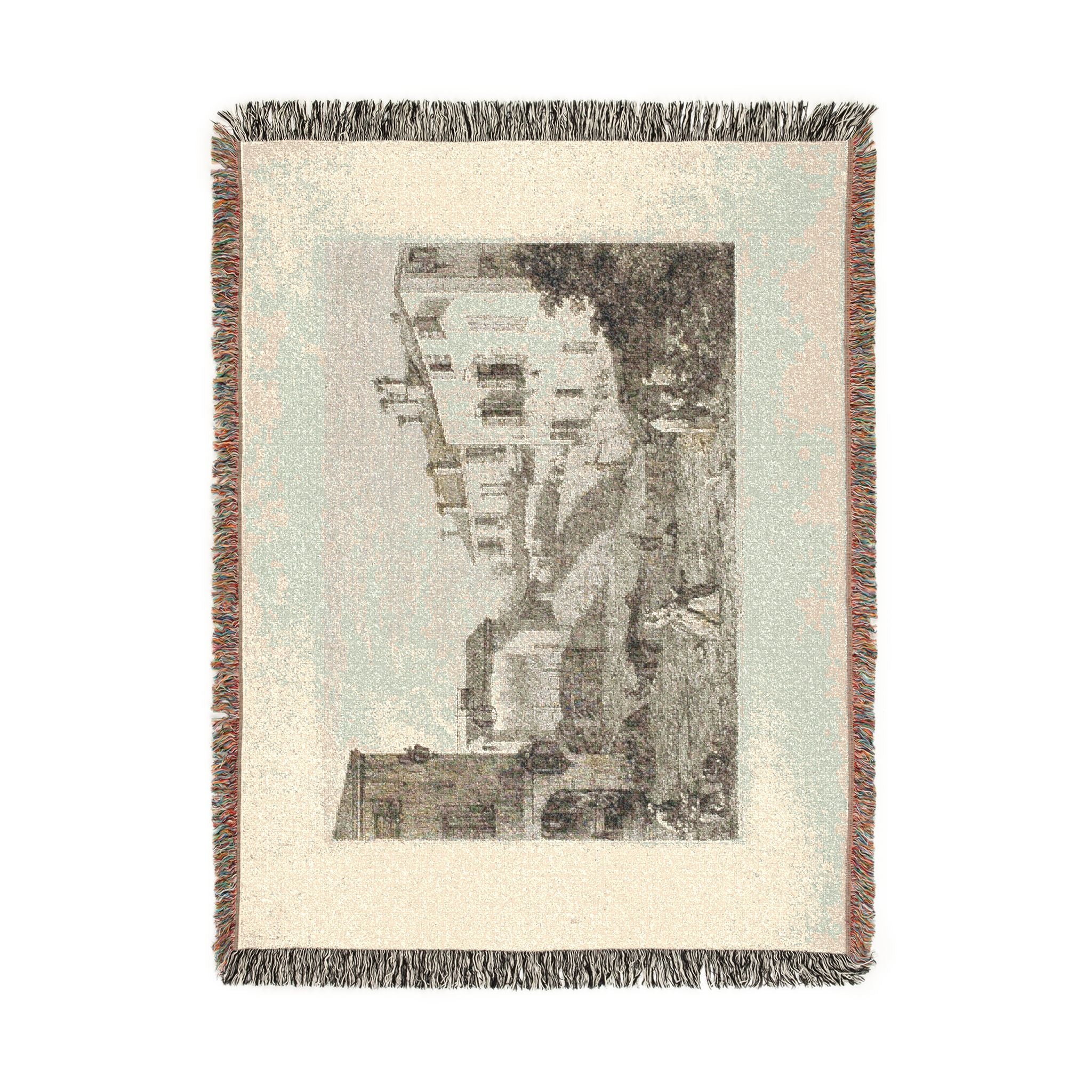 Canaletto - Le Porte Del Dolo, from Vedute | Woven Tapestry Blanket