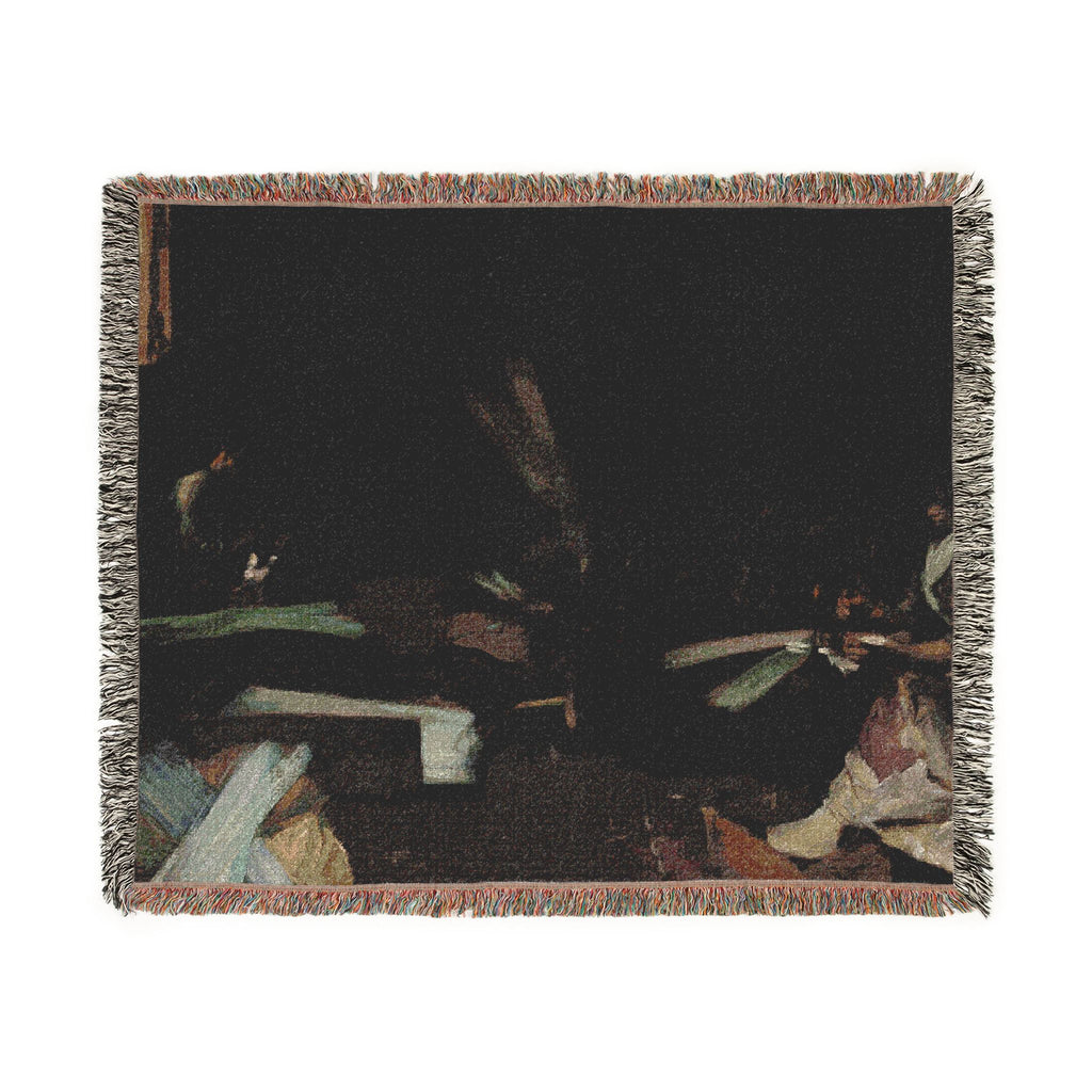 John Singer Sargent - Venetian Glass Workers | Woven Tapestry Blanket
