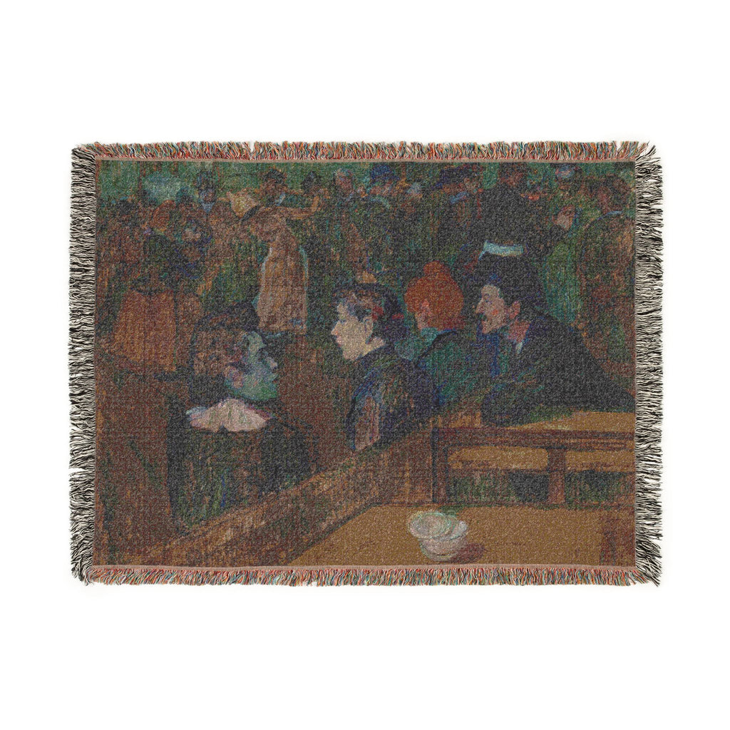 Henri de Toulouse-Lautrec - Moulin de la Galette | Woven Tapestry Blanket