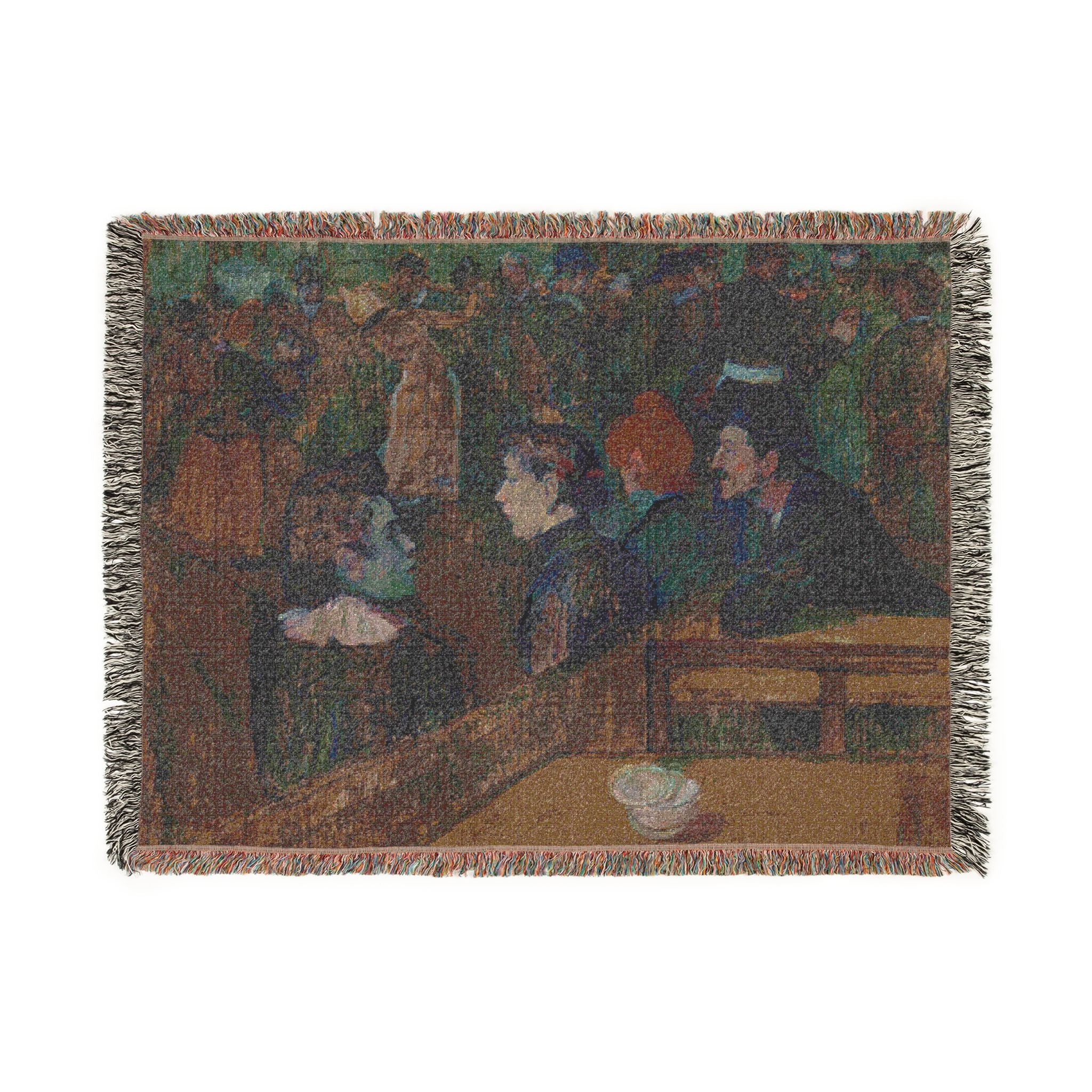 Henri de Toulouse-Lautrec - Moulin de la Galette | Woven Tapestry Blanket