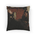 Hilaire Germain Edgar Degas - Portrait of Mme Lisle and Mme Loubens | Woven Pillow