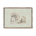 Giovanni Battista Tiepolo - Death Giving Audience, from Capricci | Woven Tapestry Blanket