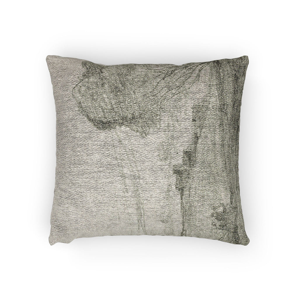 Jean Baptiste Camille Corot - The Isolated Fort | Woven Pillow