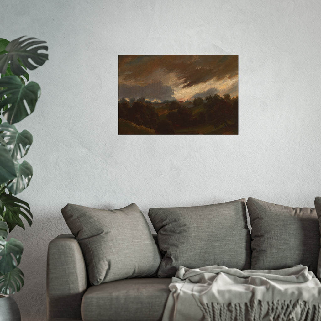 Style of John Constable - Hampstead, Stormy Sky | Fine Art Poster