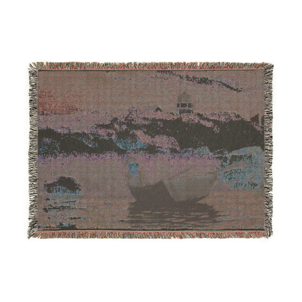 Winslow Homer - Boy in Boat, Gloucester | Woven Tapestry Blanket