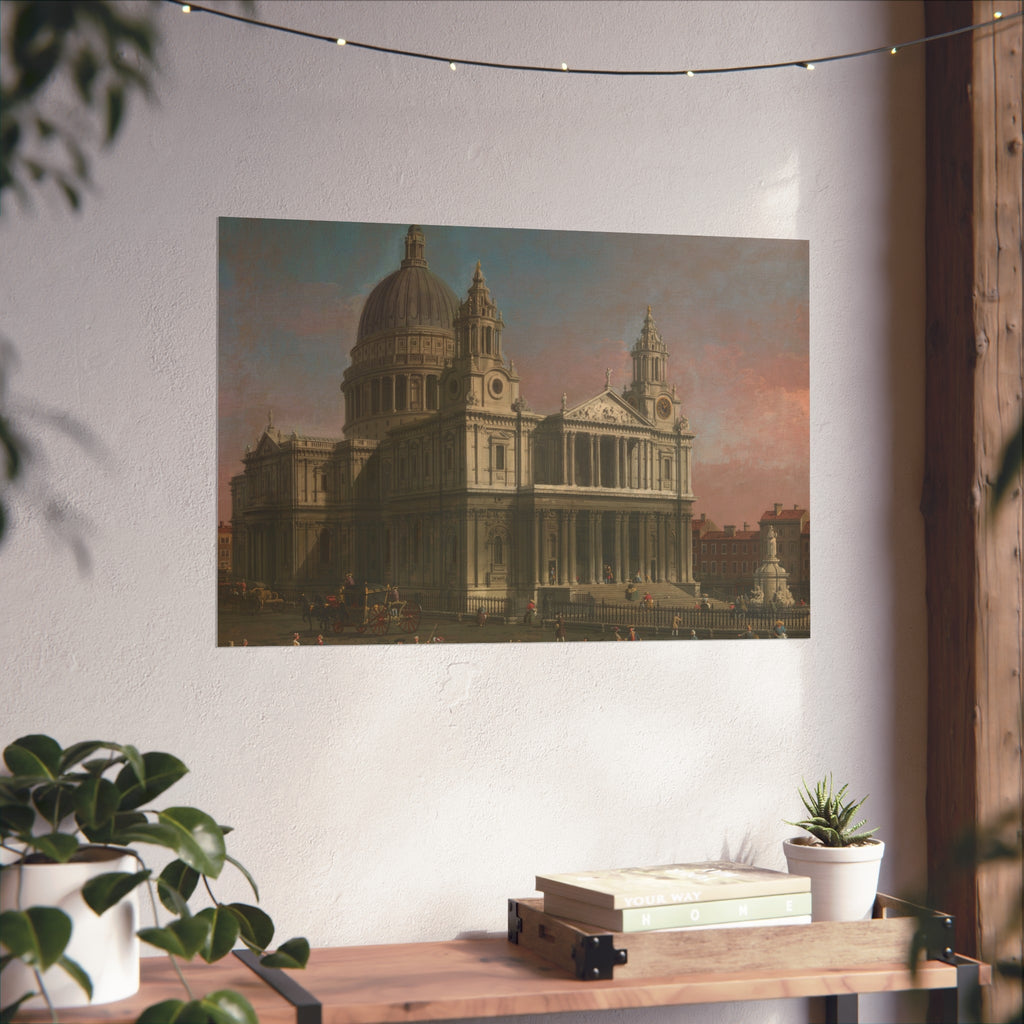 Canaletto - St. Paul's Cathedral - Google Art Project | Fine Art Poster